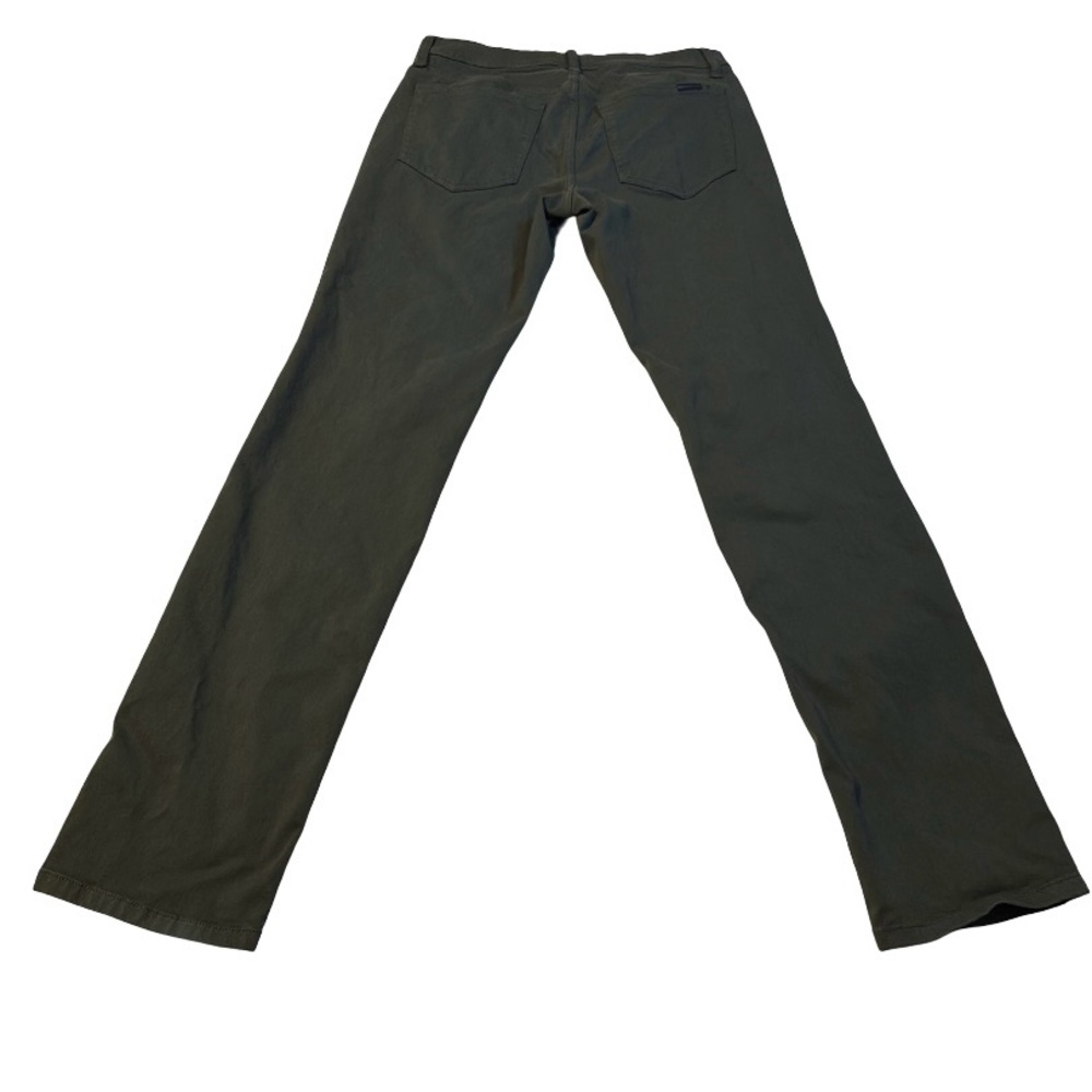 Joe’s Kinetic Brixton stretch Straight Olive Green Jeans  Size 30X32 Great Cond - Picture 2 of 10